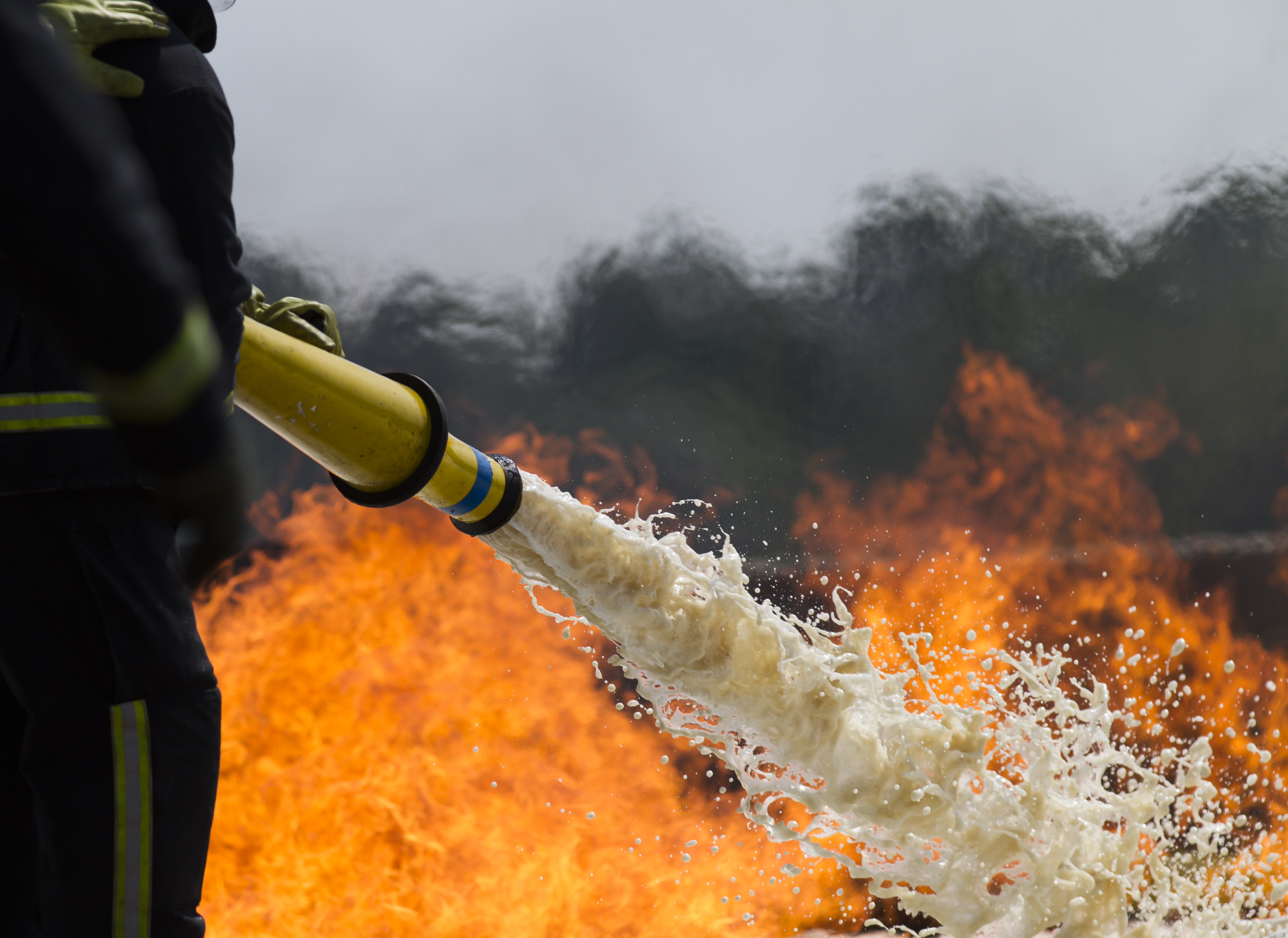 Fire-suppressing foam is a source of PFAS.